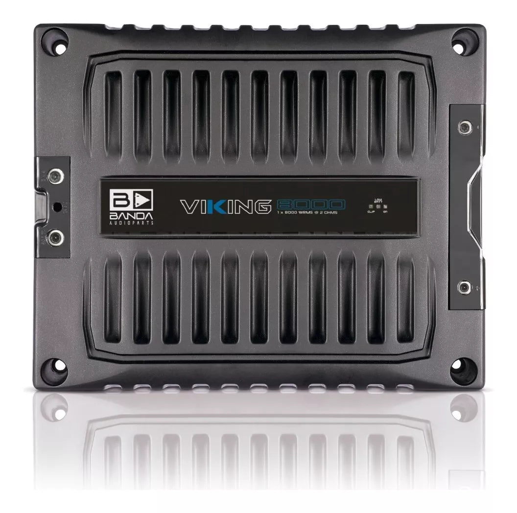 Banda Viking 8000 Watts RMS Amplifier Audio Car 8000 Watts RMS 2 ohms