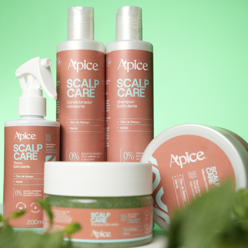 Kit Scalp Care - Shampoo, Condicionador, Máscara, Shampoo em pasta e Tônico (5 Steps)