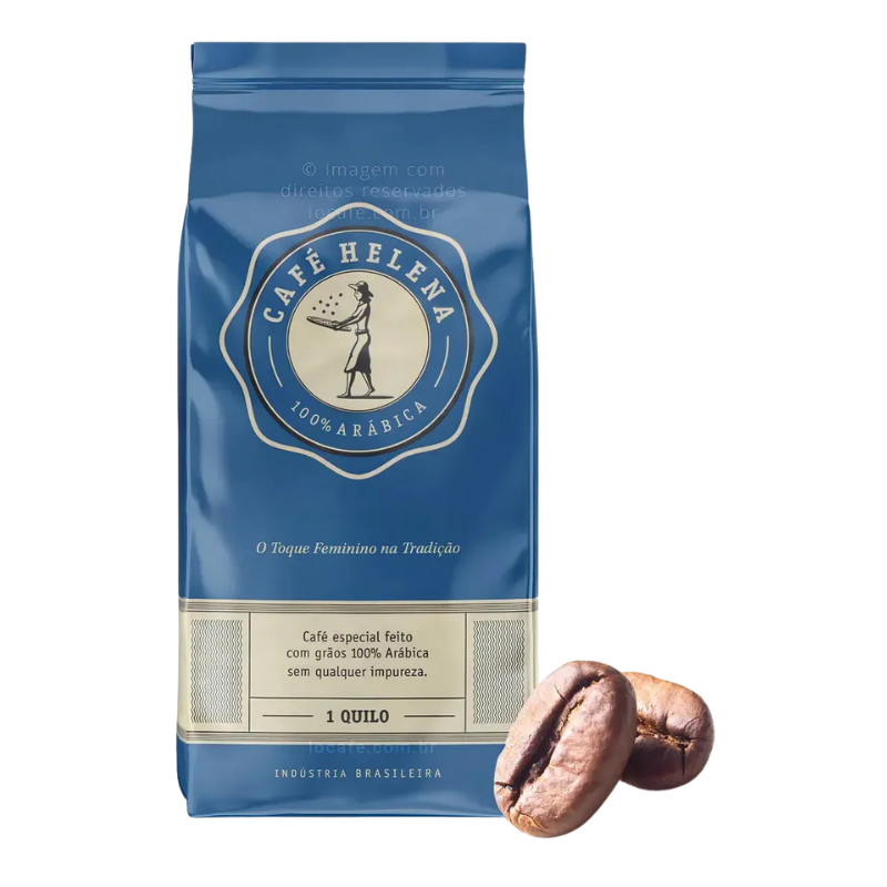 Helena Gourmet Whole Bean Coffee 1kg 100% Arabica