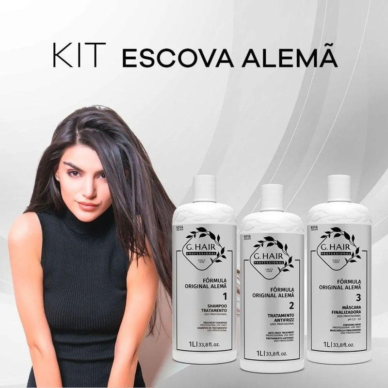 Ghair German Straightening Treatment Kit 3x1L