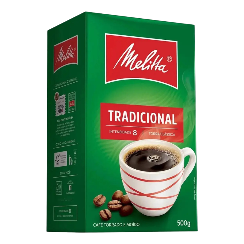 Melitta Traditional Roasted and Ground Coffee Box 500g