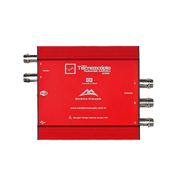 New Tecnoscópio Automotive Diagnostic Oscilloscope | 3-Channel USB System with Signal Generator | Relative Compression Test | Cloud Waveforms | Guided Tests | Complete Kit