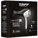 Taiff Unique Duo Black and White Hair Dryer 2700W Automatic Bivolt