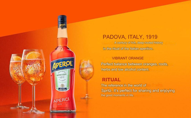 Aperol Spritz Aperitif Drink 750ml/32.9 fl.oz.
