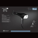 Taiff Unique Duo Black and White Hair Dryer 2700W Automatic Bivolt