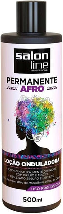 Salon Line Afro Curls Permanent Relaxing Cream and Waving Lotion 2x500g/17.6 oz.