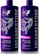 Agle Argan Restore Brazilian Keratin Progressive Brush 2L | Formaldehyde-Free Hair Straightening System | Professional Smoothing & Repair Treatment