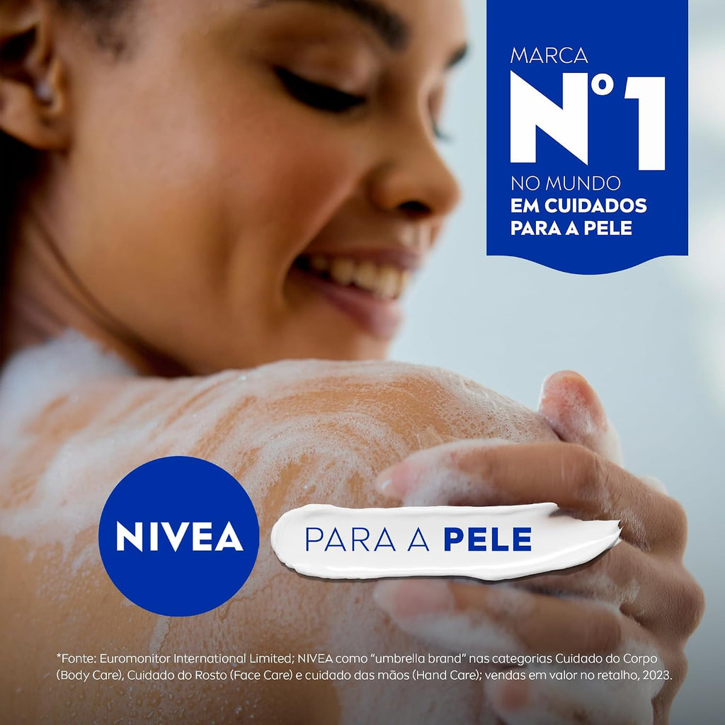 NIVEA Vegetal Nutrição sabonete com manteiga de karité e lima da Pérsia, 80g, embalagem de 6, para limpeza delicada e pele macia