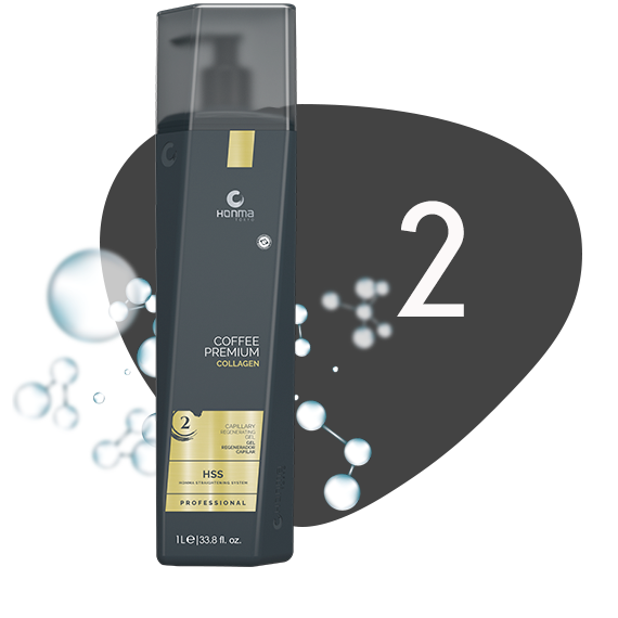 Honma Tokyo Coffee Premium Collagen Capillary Regenerating Gel, 1L | 33.8 fl.oz.