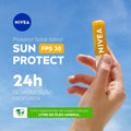 NIVEA Hidratante Labial Sun Protect FPS 30, intense 24h hydration, SPF 30, shea butter, daily lip care in 4.8g tube