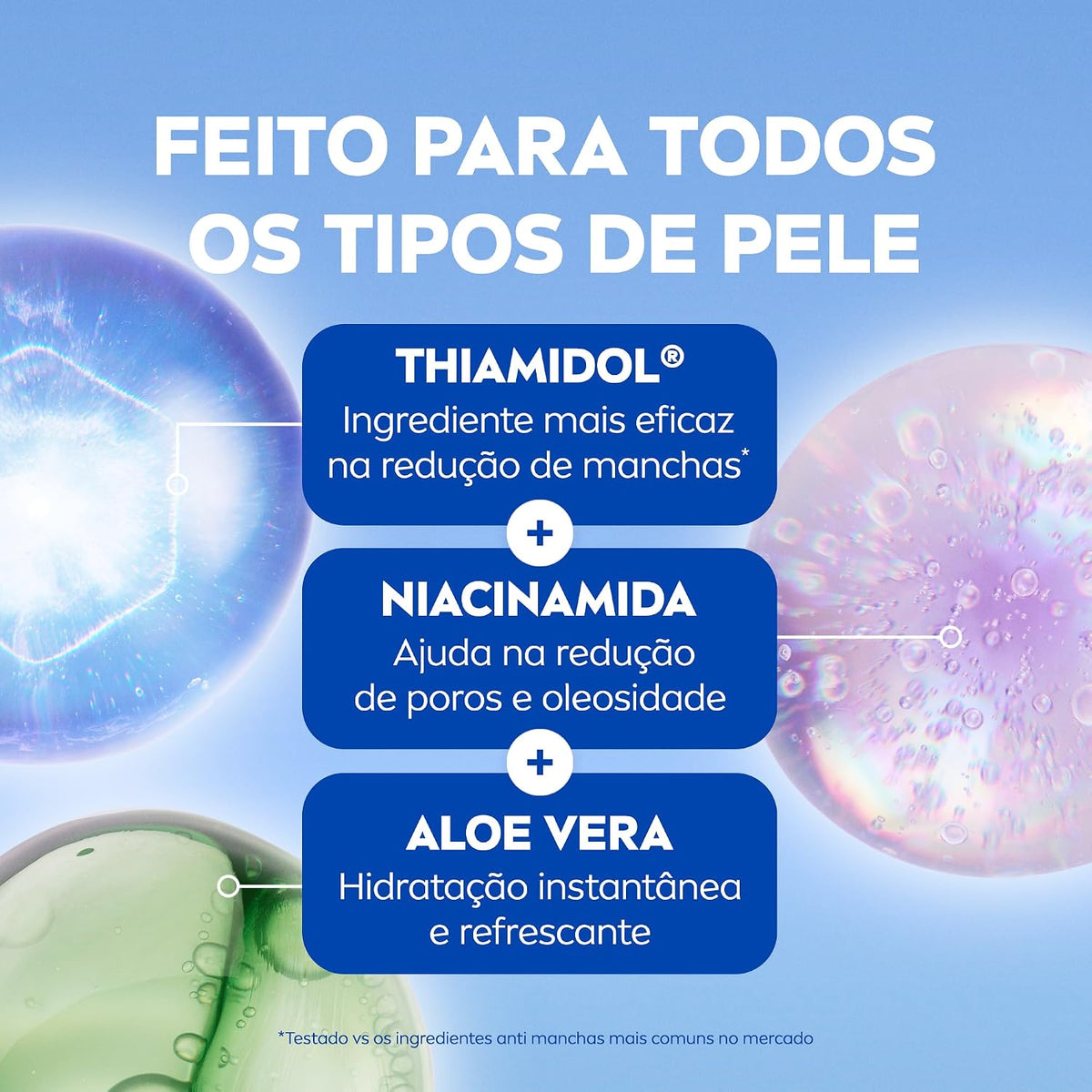NIVEA LUMINOUS630® Skin Glow serum 30ml bottle, featuring clear packaging and applicator for facial skin brightening and hydration.