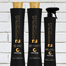 Wennoz Brasil Honma Tokyo Kit Coffee Premium Collagen Progressive Brush Kit 2x1000ml/33.8 fl.oz + 300ml Spray