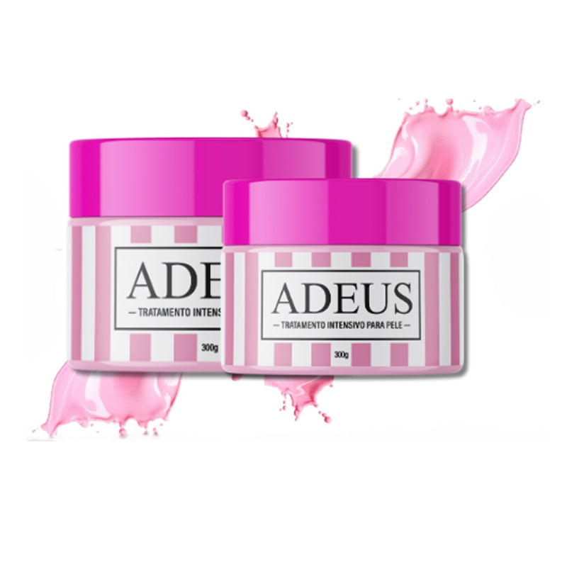 Adeus Intensive Skin Treatment – Multifunctional Body Cream 300g/ 10.56 oz. 03 Bottles