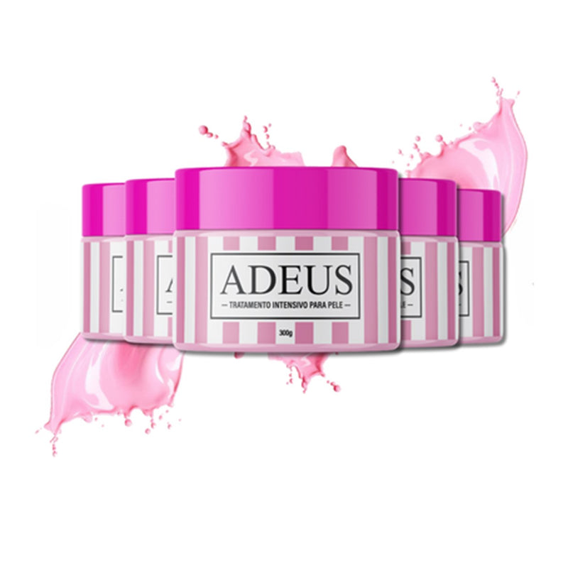 Adeus Intensive Skin Treatment – Multifunctional Body Cream 300g/ 10.56 oz. 03 Bottles