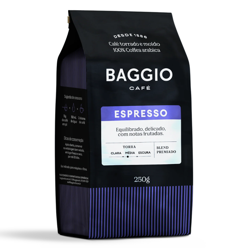 BAGGIO Master Ground Coffee Kit featuring 7 roasted and ground coffees