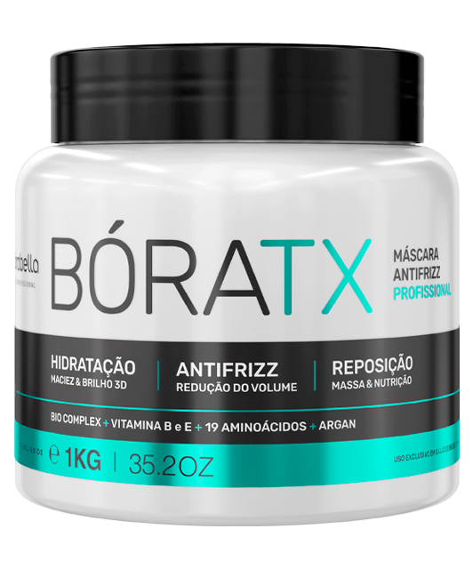 Borabella Boratx Organic Frizz Control, Shine Boost, & Hair Transformation  1Kg/35.02 oz.