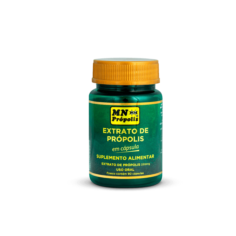 MN Propolis Brazilian Green Propolis Extract 90 Capsules 250mg.