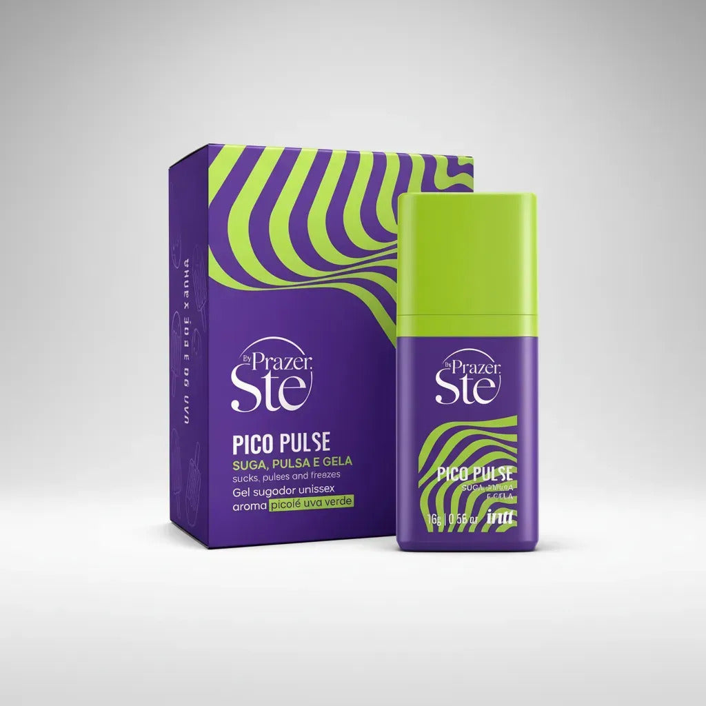 Pico Pulse Gel Líquido Intt - Picolé Uva Verde