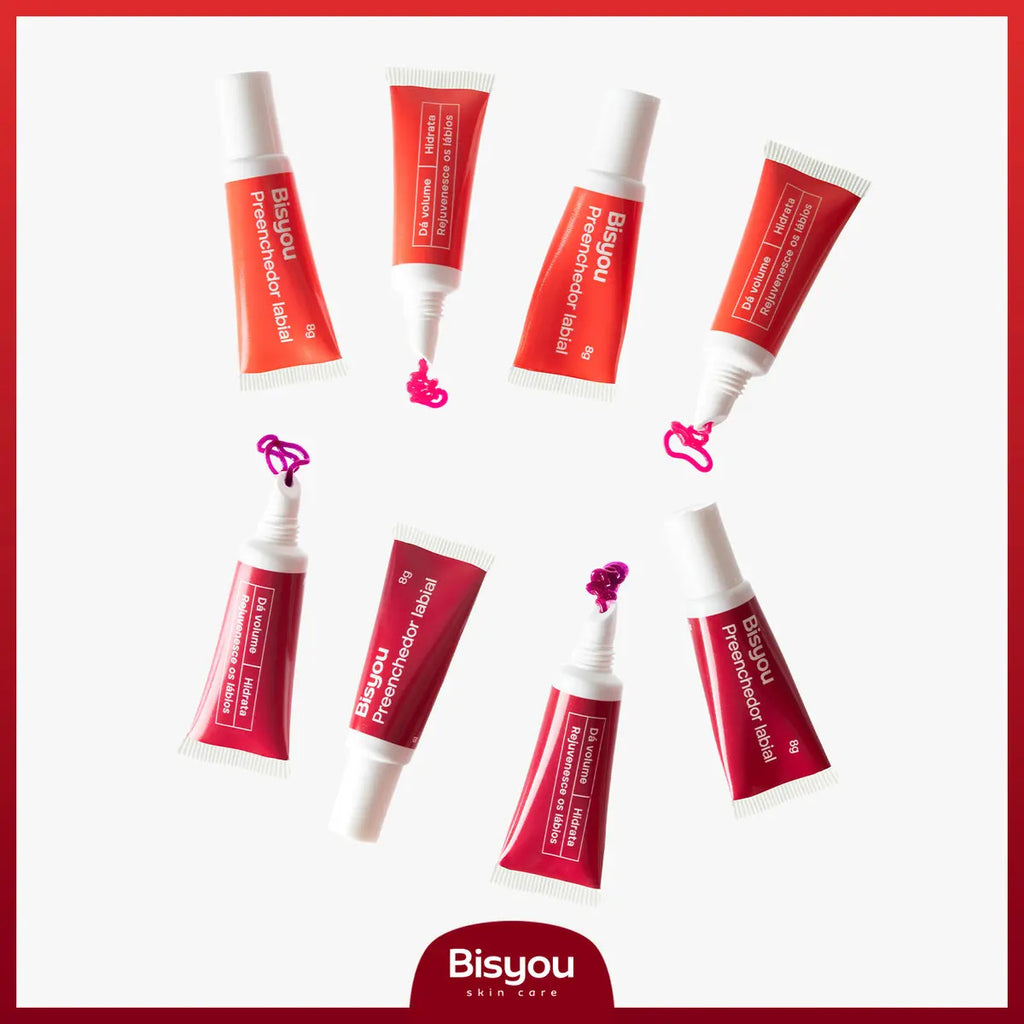 Preenchedor Labial Natural Com Ácido Hialurônico - Bisyou