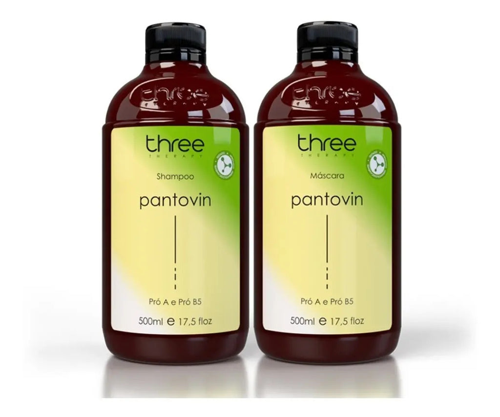 Three Therapy Pantovin Shampoo & Mask Kit 2 × 500ml
