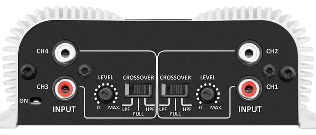 Modulo Taramps Ts400 X4 400w Rms Cabo 5m 2 Cabos Y Rca Kx3 Cor Preto