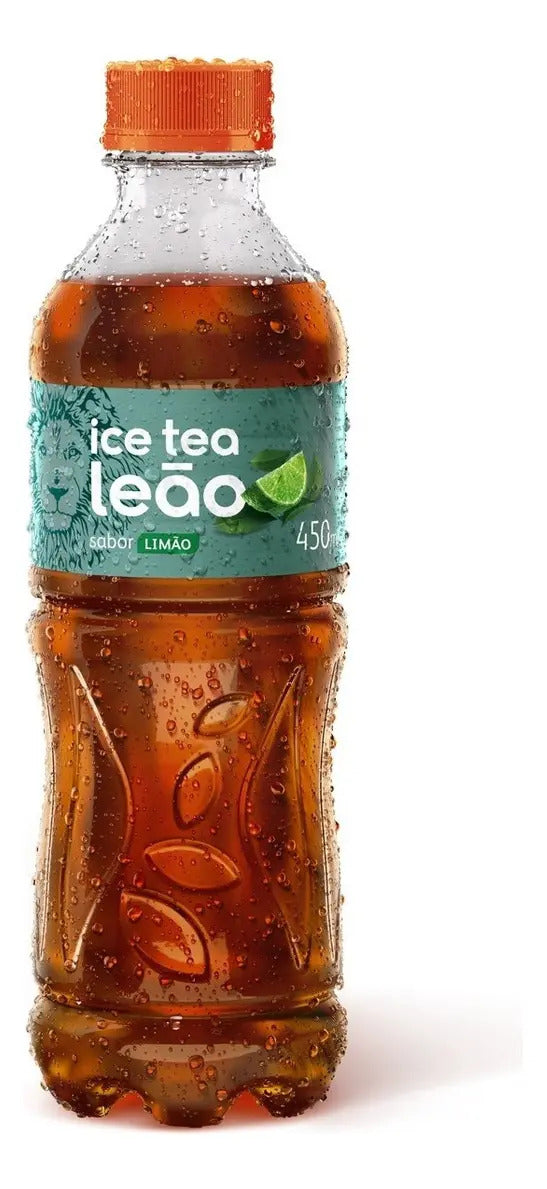Chá Ice Tea Leão Limão 450ml - 6 Unidades