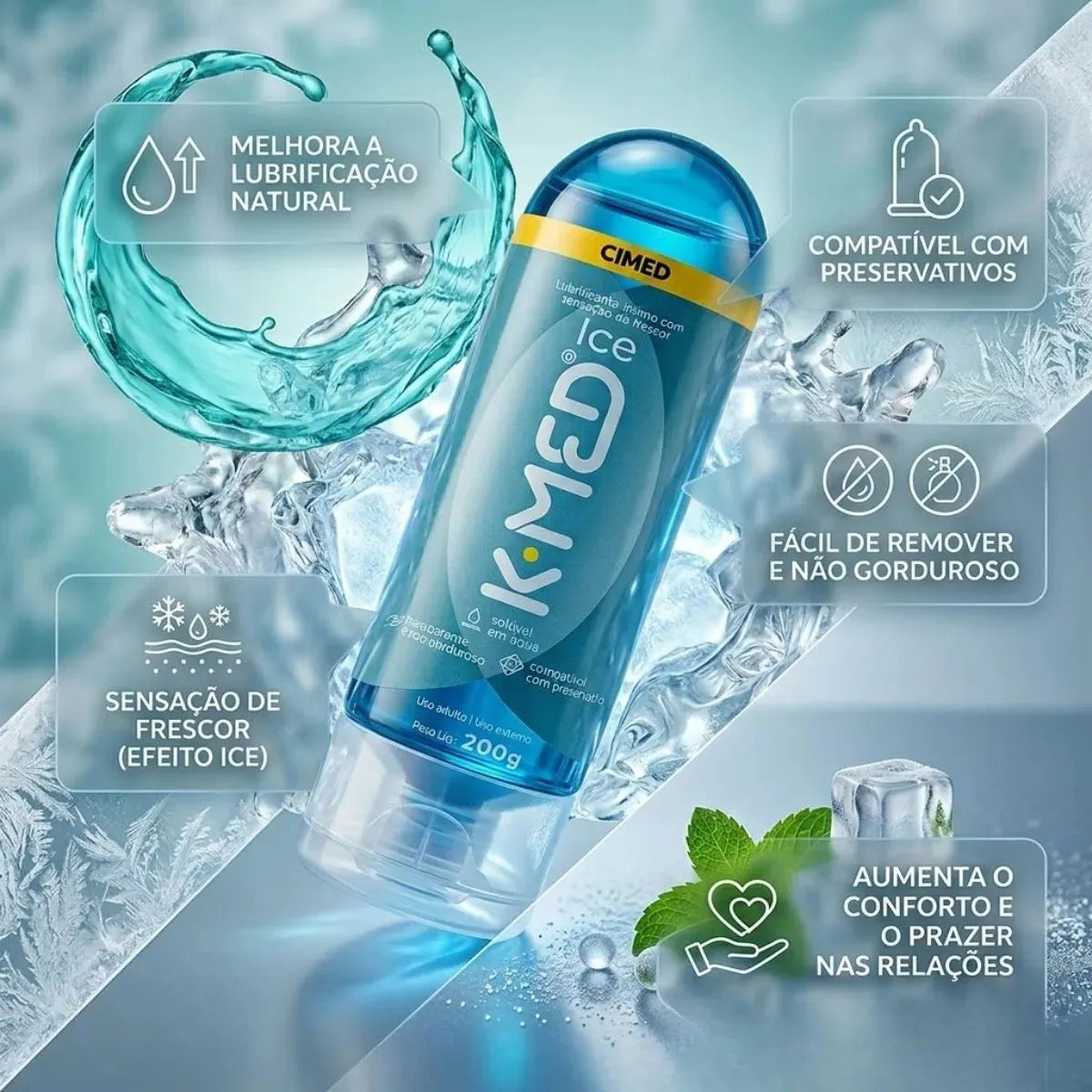 K-Med Lubricant Kit, Neutral, Hot & Ice, 3 x 200 g