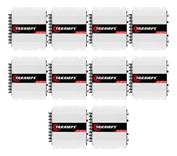 Taramps TS400x4 400W 2Ω Amplifier Kit of 10