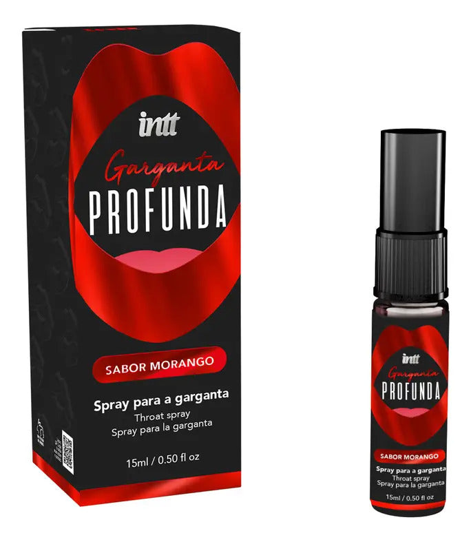 Intt Deep Throat Oral Spray – Strawberry Flavor 15ml