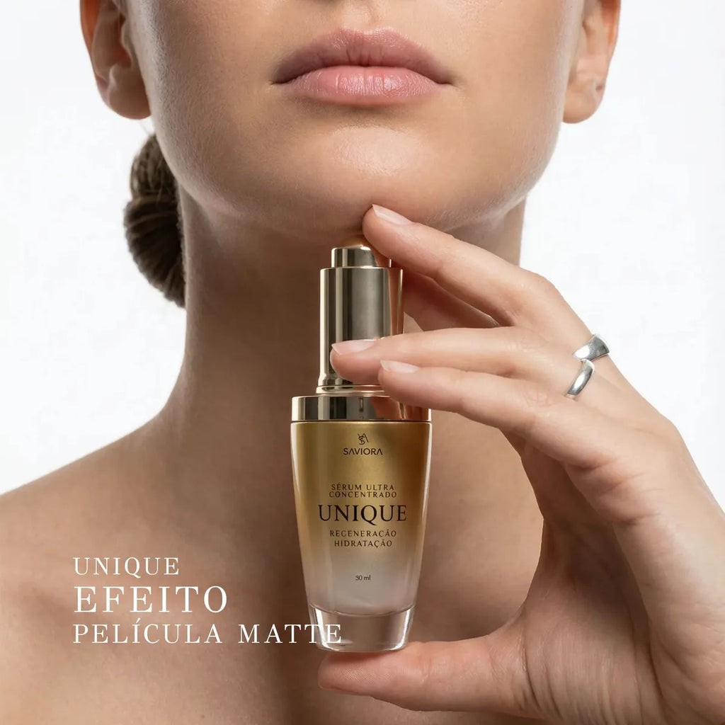 Sérum Facial Unique Reconstrutor Barreira Cutânea 10% Centella Peptídeos Niacinamida Ácido Hialurônico 30ml Saviora