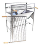 Large Portable Stainless Steel Barbecue Grill Includes 2 Grills