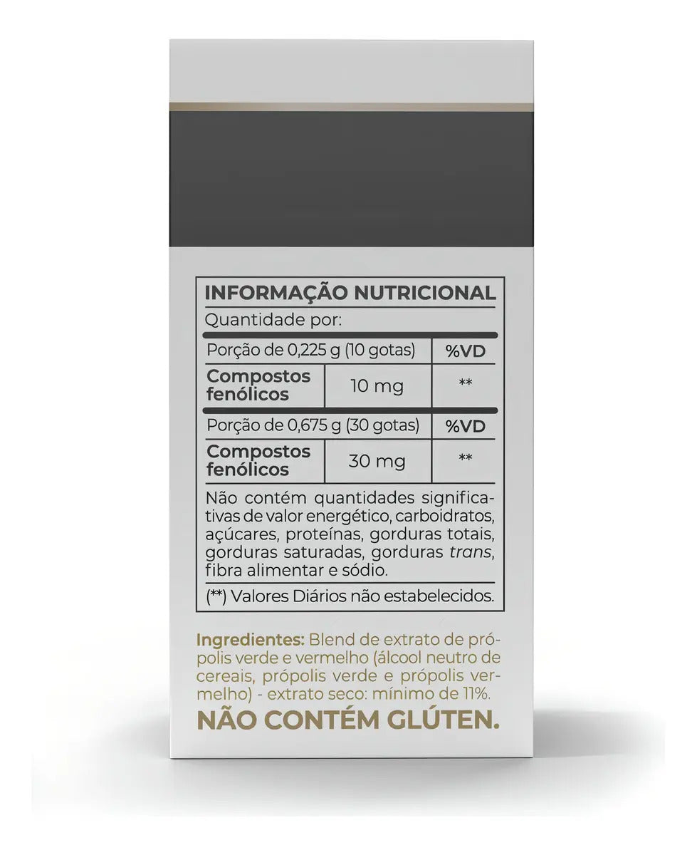 Suplemento em gotas Própolis Vitafor Extrato Verde E Vermelho Frasco 20ml Sem sabor