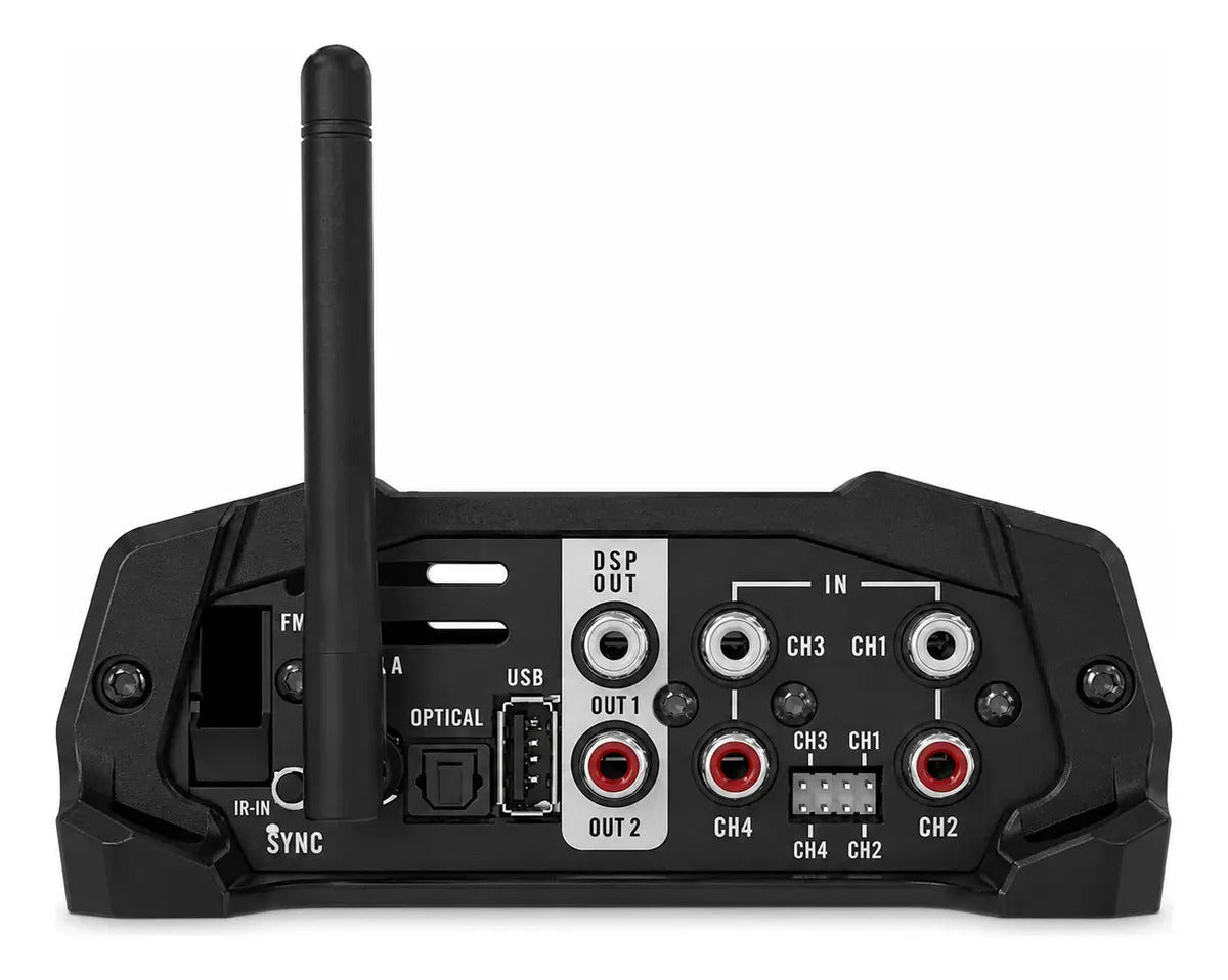 Módulo Amplificador Automotivo Stetsom HL4004 400W RMS 4 Canais DSP Player Bluetooth USB FM