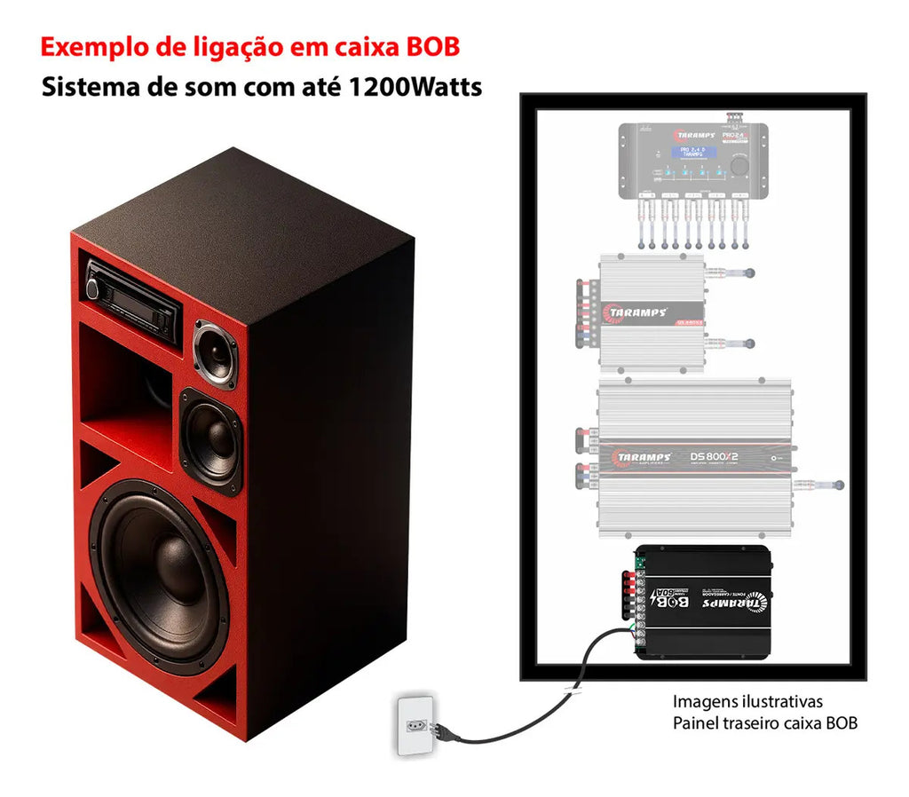 Taramps BOB 60A Car Audio Power Supply & Charger
