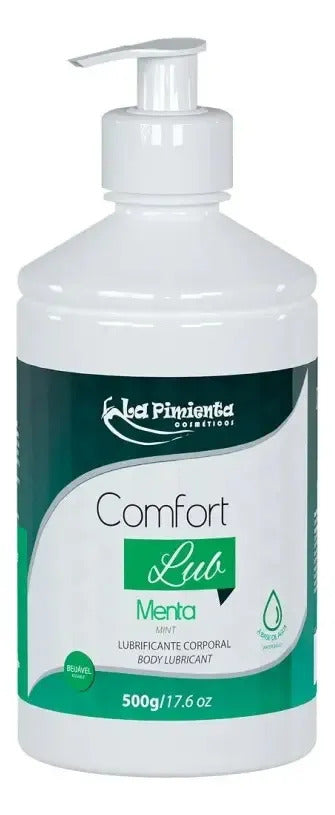 Lubrificante Íntimo Sabores 500g Sexo Oral, Anal Vaginal Sabor Menta