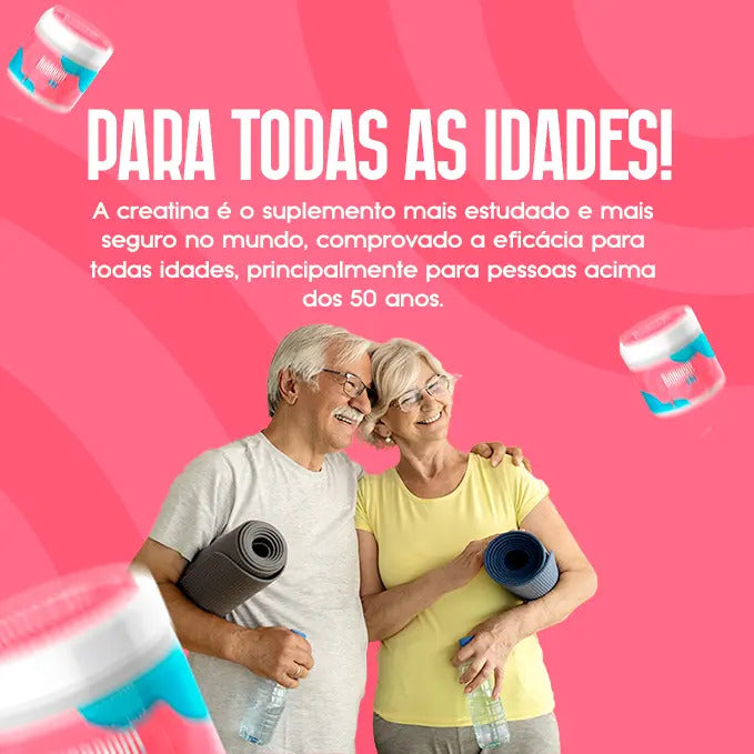Creatina Monohidratada Big Boom 3 em 1 com BCAA e Colágeno Sabor Morango