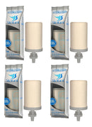 4 Triple Action Stéfani Candles Charcoal Clay Filter São João