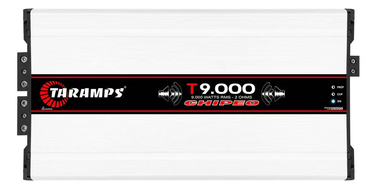 Modulo Taramps T9000 Chipeo 2 Ohms Amplificador Som Automotivo 9000W Rms