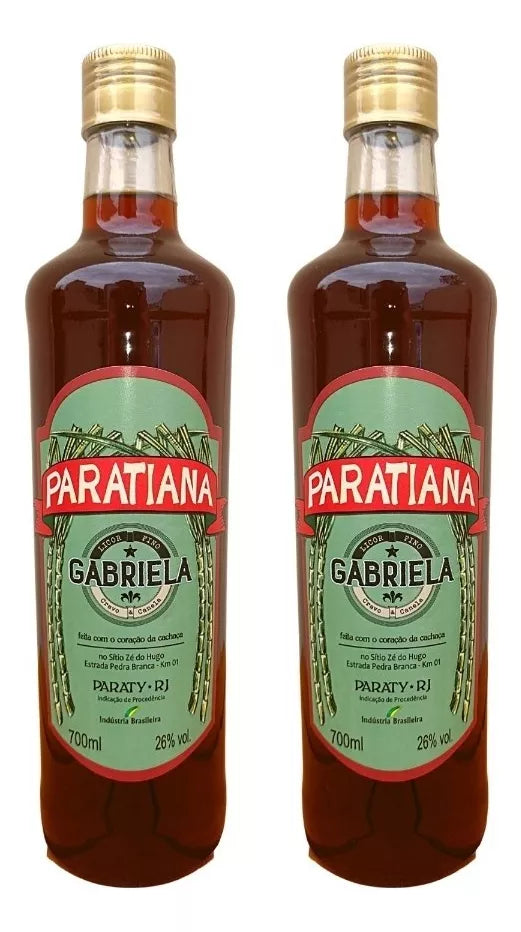 Kit 2 Gabriela Paratiana Cachaça Liqueur 2x700ml/23.66 fl.oz.