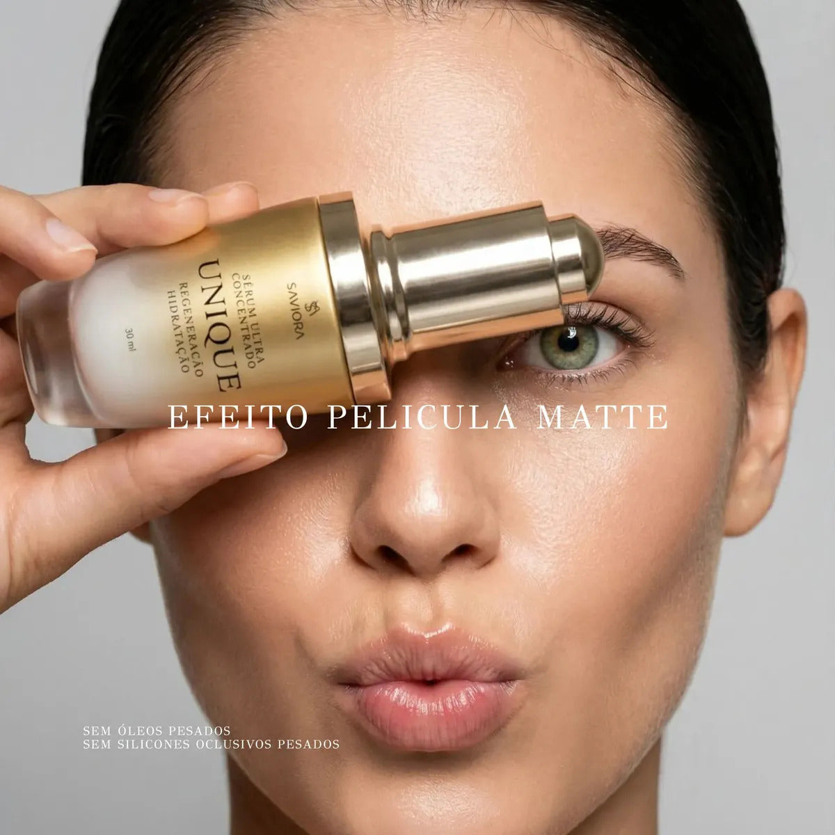 Sérum Facial Unique Reconstrutor Barreira Cutânea 10% Centella Peptídeos Niacinamida Ácido Hialurônico 30ml Saviora