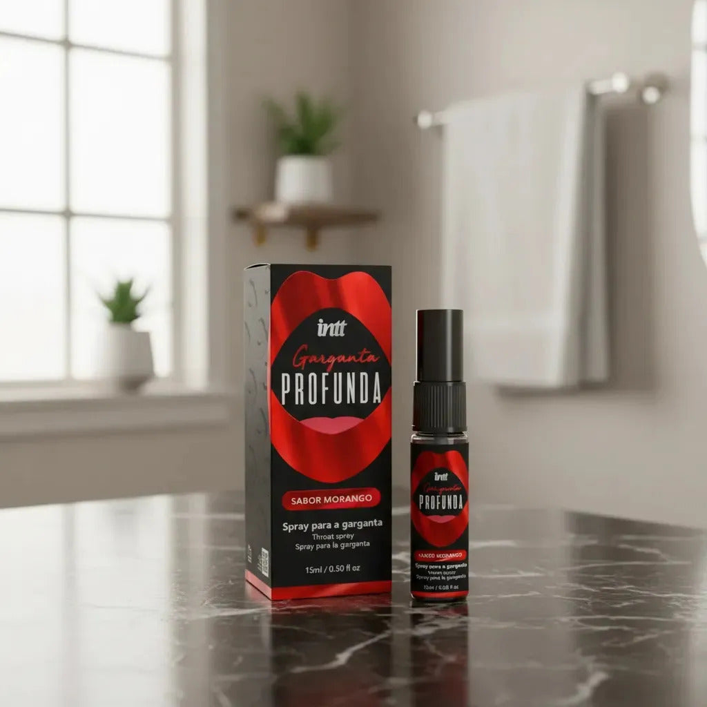 Intt Deep Throat Oral Spray – Strawberry Flavor 15ml