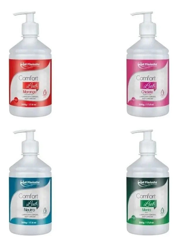 Gel Comfort Lub Aroma Morango A Base Água 500g