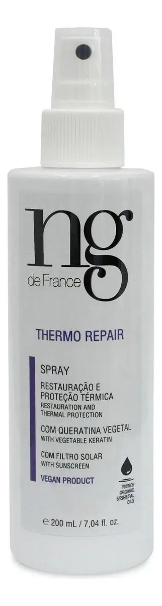 NG de France Spray Thermo Repair 200mL: Ultimate Heat Protection and Hair Nourishment