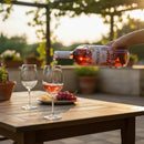 Vinho Pergola Rose Suave De Mesa Moscato Bordô Garrafa 1 Lt