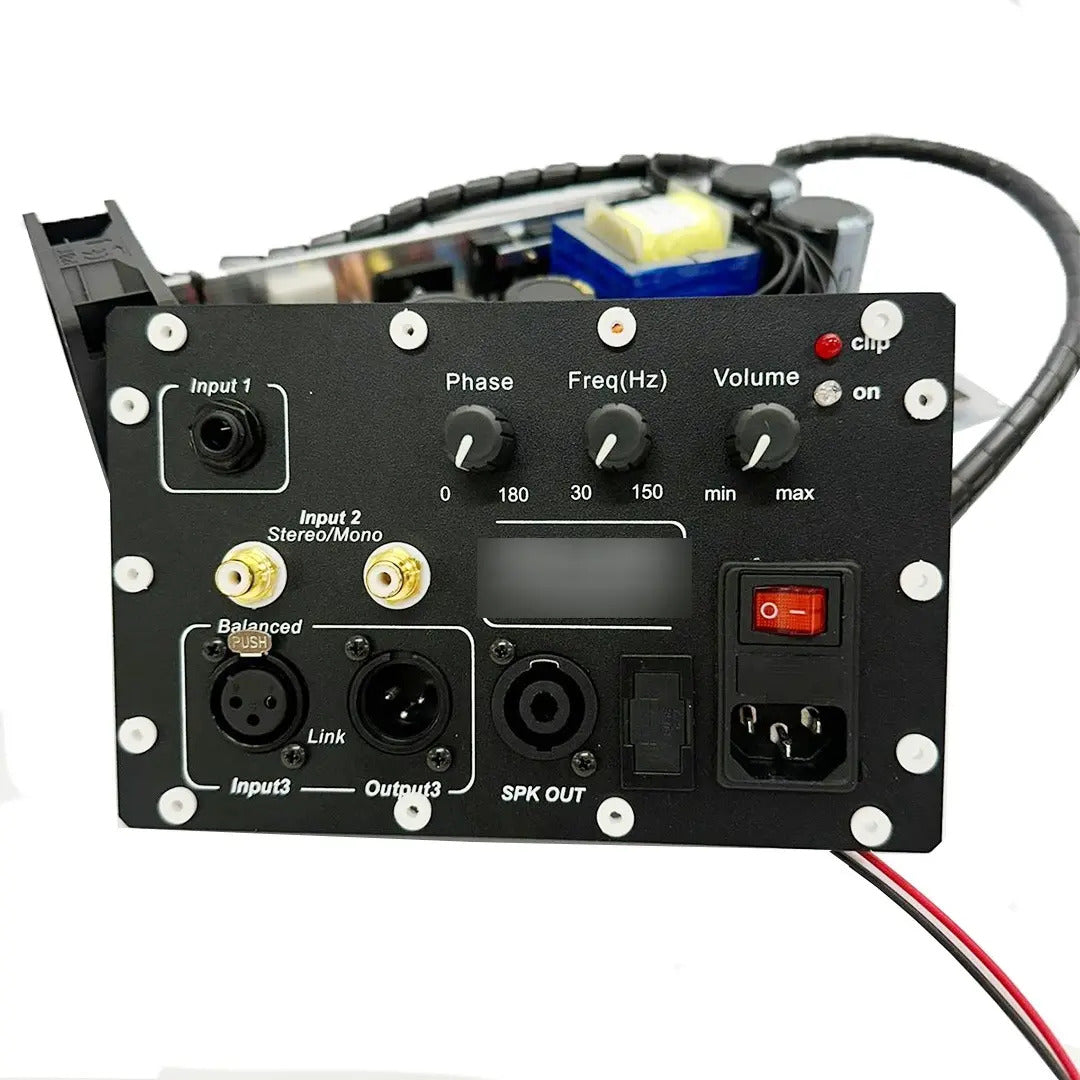 Painel Dclass Completo Ativação Caixa Sub Woofers 1500 Watts Cor Preto Potência de saída RMS 1.5 kW