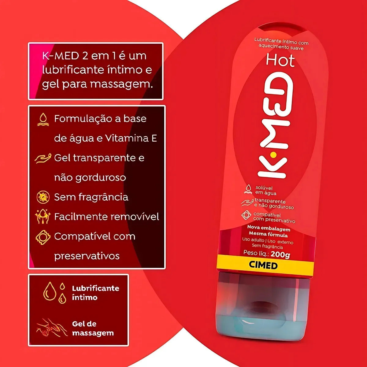 K-Med Lubricant Kit, Neutral, Hot & Ice, 3 x 200 g