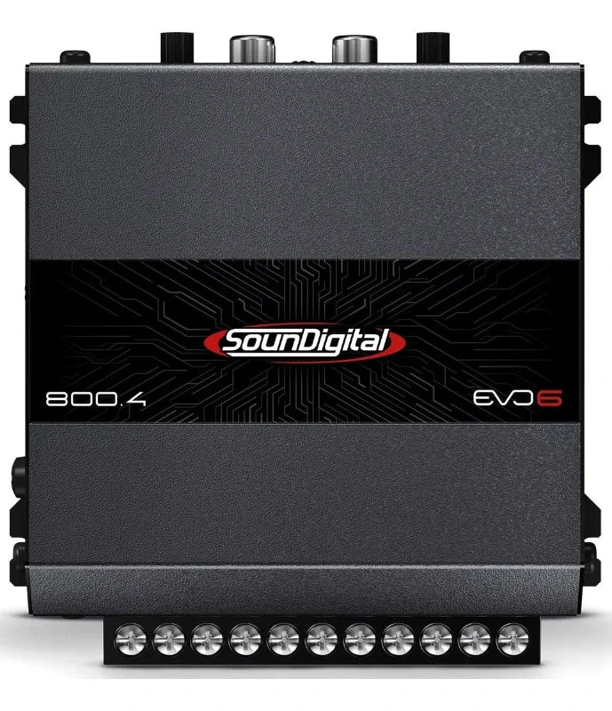 Soundigital SD800.4D EVO 6 Amplifier Audio Car 4 Channels 800 Watts RMS - 4 ohms