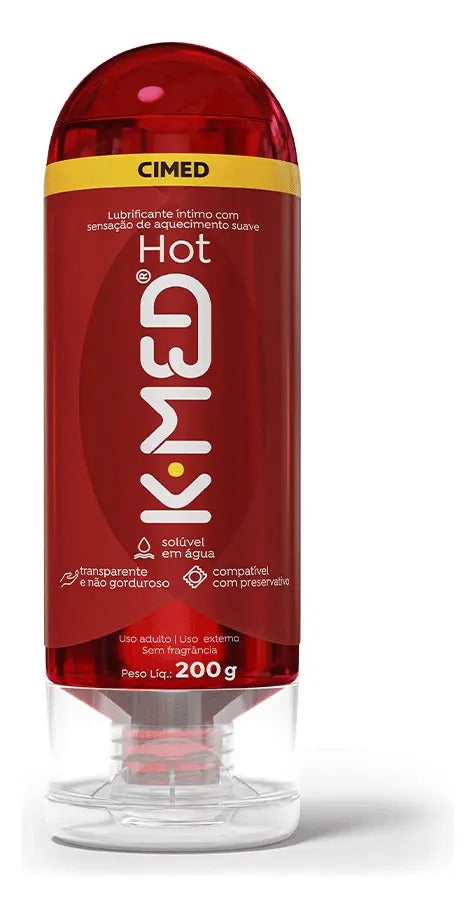 K-Med Gel Lubrificante Hot 200gr