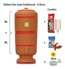 Stéfani São João Traditional Clay Water Filter 6 Liters - BuyBrazil