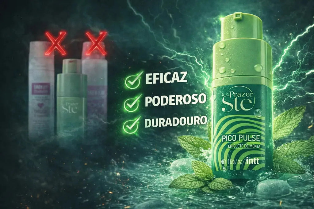 Pico Pulse Gel Líquido Suga Pulsa Gela Refrescancia Vibra By Prazer Ste Intt - Chiclete de Menta